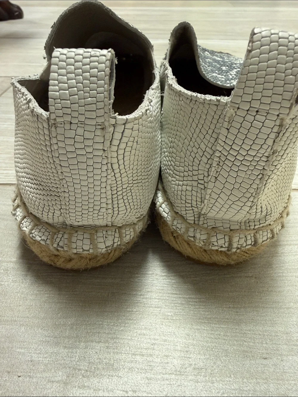 Vince Black and Cream Slip-On Espadrilles